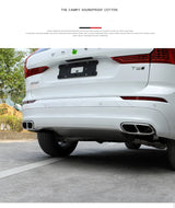 Stainless Exhaust Tip Covers For Volvo XC90 S90 V90 Car Interior Accessory LINGLUYANG