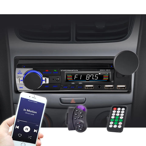 1DIN Bluetooth Car Stereo with 3 USB Ports for Universal Car Android Head Unit Bosstar