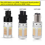 LED Ambient Light Switchback Dual-Color Bulb for Universal Vehicles LED Ambient Light iJDM