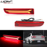 Car LED Bumper Reflector for Mitsubishi Lancer Evo X 2008‑17