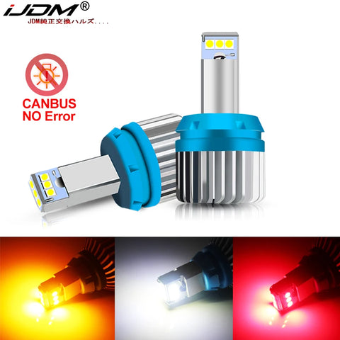 1200LM Error Free LED Bulbs 12V Universal White Car Interior Accessory iJDM