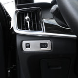 Headlight Control Trim Stainless for Volvo XC60 S90 V90 Car Interior Accessory LINGLUYANG