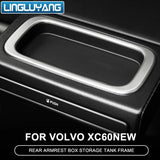Rear Armrest Storage Slot for Volvo XC60 2018-2024 Car Interior Accessory LINGLUYANG