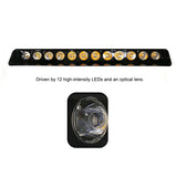 12 LED Strobe Warning Light Universal Auto Windshield