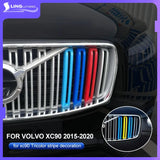 Grill Trim Sticker Set for Volvo XC90 2015-2019 Car Interior Accessory LINGLUYANG