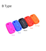 Silicone Key Cover Case for Smart Fortwo Forfour 451