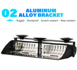 16 LED Windshield Strobe Beacon Light for Auto Safety LED Ambient Light OEM