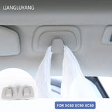 Rear Row Coat Hooks for Volvo XC60 XC90 2015-2025 Car Interior Accessory LINGLUYANG
