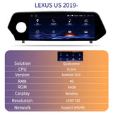 10.25" Android Head Unit GPS for Lexus UX 2019+ Android Head Unit Bosstar