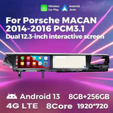 Android 13 Multimedia Player for Porsche Macan 2014-2017 Android Head Unit Bosstar
