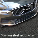 Stainless Front Bumper Trim for Volvo XC60 2018-2020 Car Interior Accessory LINGLUYANG