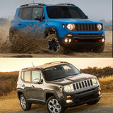 Smoked Lens Side Marker Lights Jeep Renegade 2015+ Car Interior Accessory iJDM