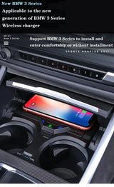 NFC Wireless Charger for BMW 3 Series 2020-2025 Car Interior Accessory LINGLUYANG