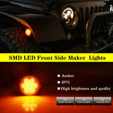 LED Side Markers for Jeep Wrangler JK 07-17 Car Interior Accessory iJDM