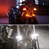LED DRL Turn Signal Strip for Motorcycle ATV UTV Car Interior Accessory iJDM
