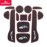 NISSAN juke 2013 2014 2015 2016 Anti-Slip Gate Slot Mat Interior Accessories Rubber Coaster Car sticker
