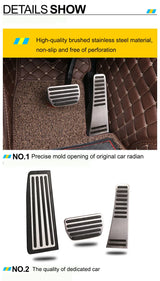 Aluminum Pedal Set for Volvo XC60 XC90