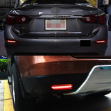 LED Bumper Reflector Lights for Infiniti Q50 Nissan