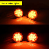 LED Side Markers for Jeep Wrangler JK 07-17 Car Interior Accessory iJDM