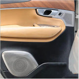 Stainless Door Horn Trim for Volvo XC90 2015-2025 Car Interior Accessory LINGLUYANG
