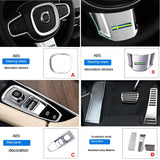 Interior ABS Moulding Sticker for Volvo XC60 2018 Car Interior Accessory LINGLUYANG