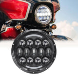 7 Inch Led Headlight For Harley Davidson Sportster Softail Dyna Fat Boy Headlight Assembly | Motorcycle Accessories ANGLELITE