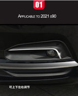 Stainless Steel Fog Light Trim for Volvo S90 2021 Car Interior Accessory LINGLUYANG