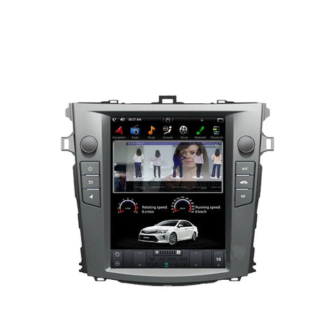 10.4" Vertical Android Screen for Toyota Corolla 2007-2012 Android Head Unit Bosstar 10.4" 4 G 64G
