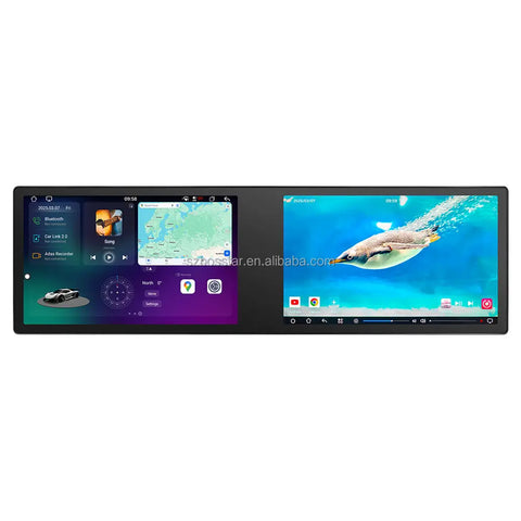 Universal Android 13 DSP GPS Dual Screen Radio Android Head Unit Bosstar 10.1" 4 G 64G