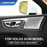 Stainless Door Speaker Trim for Volvo XC60 2018-2025 Car Interior Accessory LINGLUYANG