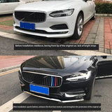 Chrome Fog Lamp Cover Trim for Volvo S90 V90 2016-2020 Car Interior Accessory LINGLUYANG