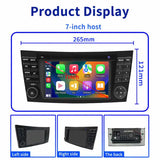 Android Car Radio 8 Inch GPS for Mercedes-Benz W211/W209 Android Head Unit Bosstar