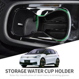 SMABEE for VW ID.3 ID3 ID 3 Cup Holder Anti-Slip Shock-Absorbing Cup Storage Box Water Cup Box Accessories Door Storage Barre