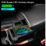 15W Wireless Phone Charger Holder for Honda CR-V 2017-2021