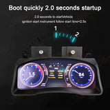 12.3 Digital Gauge Cluster for Toyota Prado 150 2004-2009 Android Head Unit Bosstar
