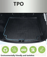 Waterproof Rubber Trunk Mat for Volvo Multi-Model Car Interior Accessory LINGLUYANG