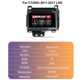 7 Inch Android Stereo for Lexus CT200H Android Head Unit Bosstar