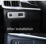 Headlight Control Trim Stainless for Volvo XC60 S90 V90 Car Interior Accessory LINGLUYANG