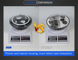 7 Inches H4 LED Moto Headlight Round For JeepJK TJ Touring Lada 4x4