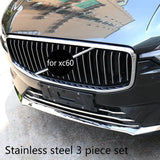 Stainless Front Bumper Trim for Volvo XC60 2018-2020 Car Interior Accessory LINGLUYANG