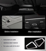 Interior Bright Strip Trim for Volvo XC60 2018-2021 Car Interior Accessory LINGLUYANG