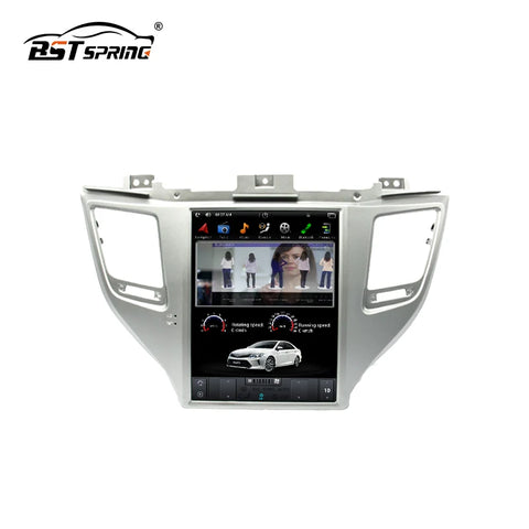 10.4in Vertical Android Screen for Hyundai Tucson 2015 Android Head Unit Bosstar 9.7" 128G 4 g