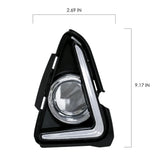 LED Fog Light DRL w/ Turn Signal for Toyota RAV4 2016-2018 LED Ambient Light MAGIC COLORM