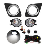 Fog Light Assembly LED DRL for Toyota RAV4 2009-2012 Car Interior Accessory MAGIC COLORM Led White