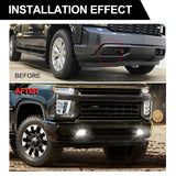 LED Fog Light Assembly with DRL for Silverado 2019-2020