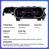 12.3" Digital Cluster for Ford Mustang 2015-2021 Car Interior Accessory Bosstar