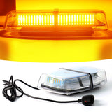 72W Magnetic Amber LED Strobe Beacon Light 12-24V Truck