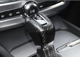 Carbon Fiber Gear Stick Handle for Volvo S60 V60 Car Interior Accessory LINGLUYANG