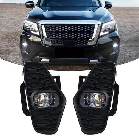 LED Fog Lamp DRL for Nissan Navara 2020 2021 NP300 Car Interior Accessory MAGIC COLORM