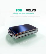 Zinc Alloy Key Shell Case for Volvo S60 XC60 2018 Car Interior Accessory LINGLUYANG